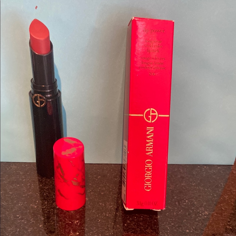 Giorgio Armani Cedar Lipstick Bold Makeup